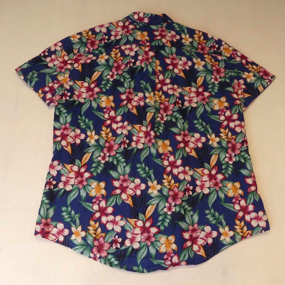 Tommy Hilfiger Shirt Mens 2XL Floral‎ Hawaiian Linen Cotton Custom Fit - Picture 6 of 6